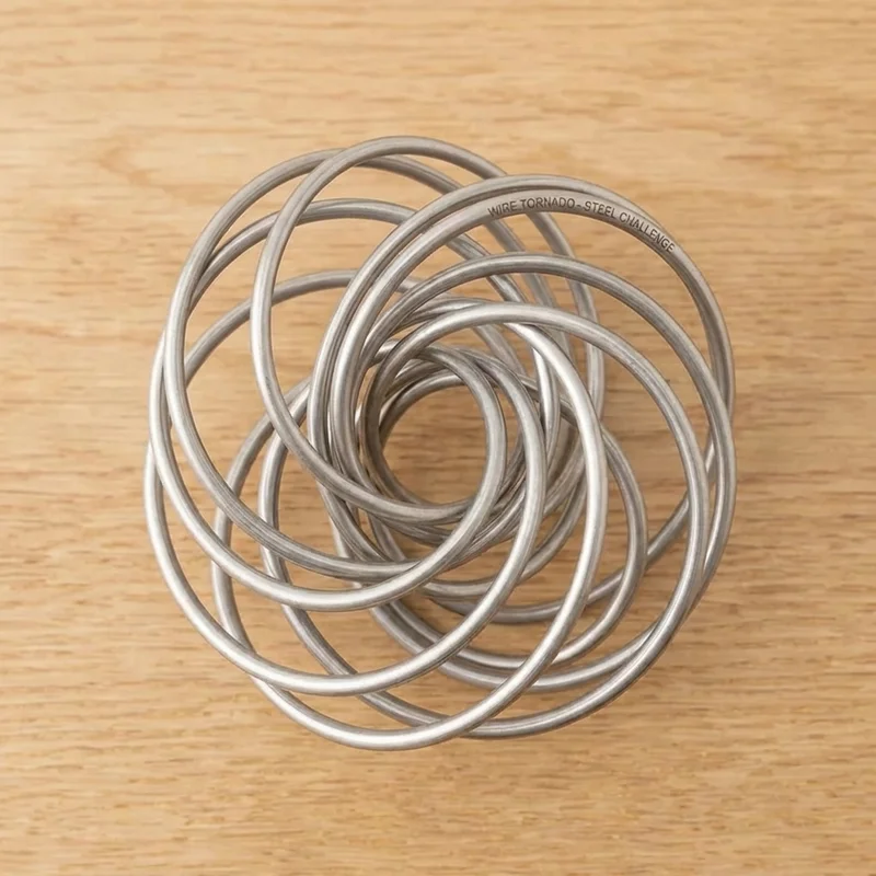 Wire Tornado Twist Puzzle — Medium Spiral Escape Challenge - 2